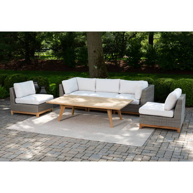 Savannah rattan discount sofa corner set